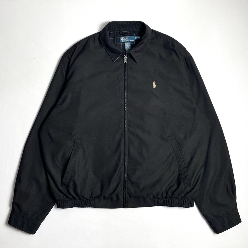 Polo Ralph Lauren Canvas Harrington Work Jacket Black
