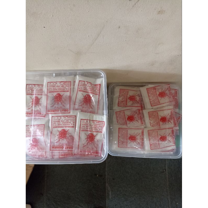 obat gurem 1pot isi 100pcs