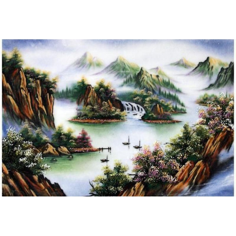 POSTER CETAK JUMBO, PEMANDANGAN ALAM, HIASAN DINDING, PEMANDANGAN ALAM, BERBAGAI MACAM UKURAN