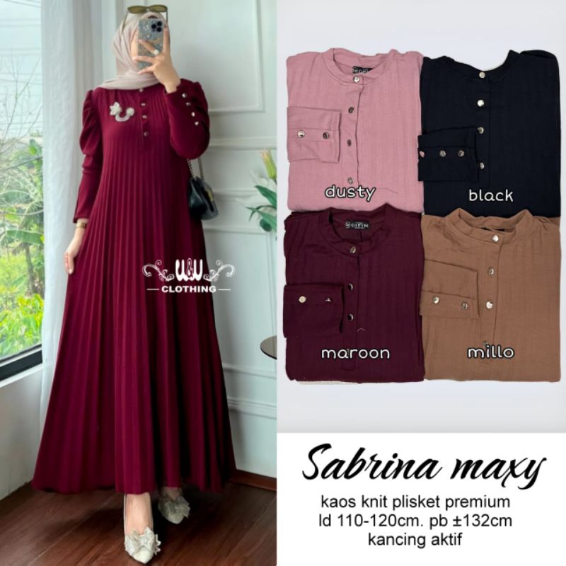 gamis dress Sabrina maxy