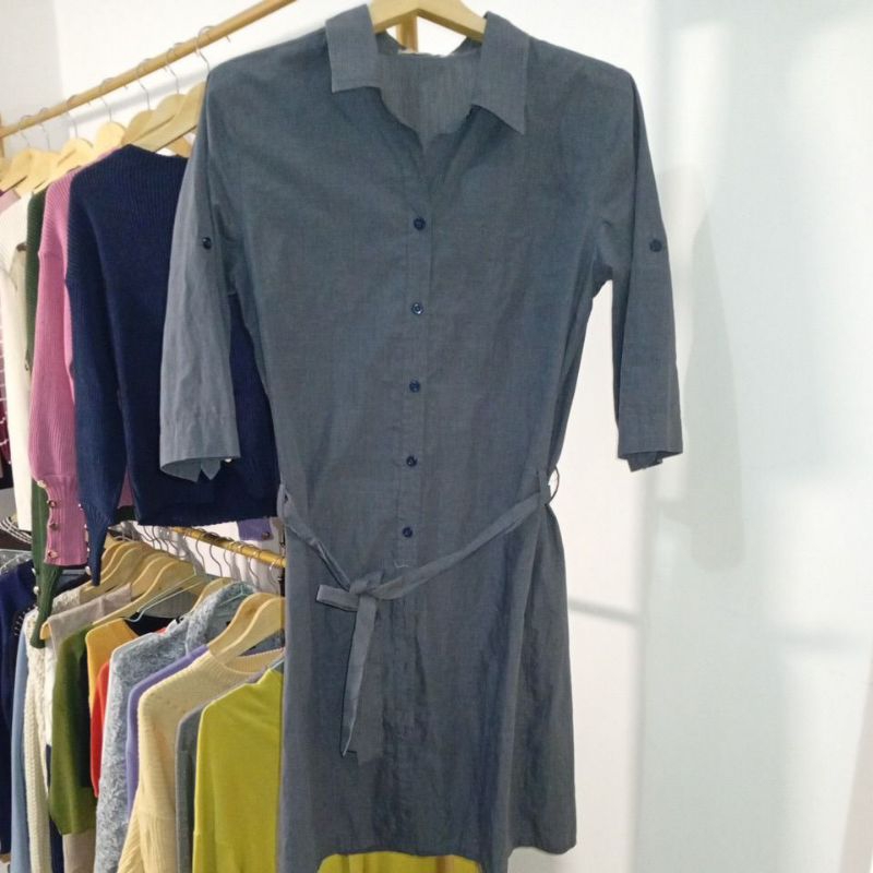 PRELOVED KEMEJA DRESS BLOUSE ATASAN TUNIK BRAND COLE