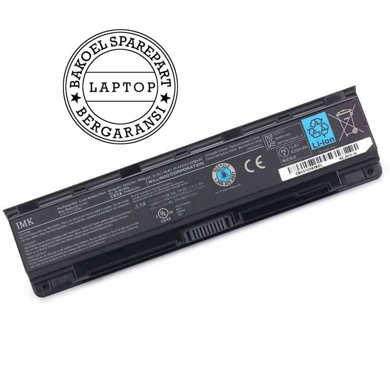Baterai Toshiba C800 C840 C850 L800 L840 M840 PA5024U (6 CELL)
