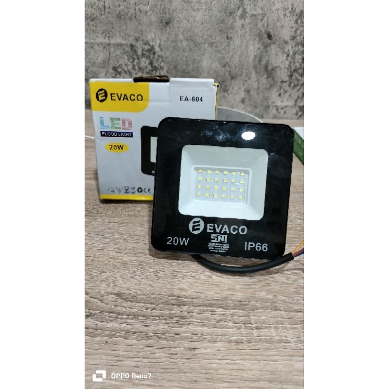Lampu Sorot LED 20Watt / Lampu LED 20W Evaco