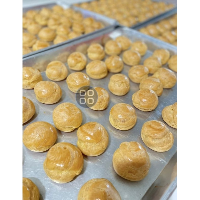 

Vanilla Cream Choux / Kue Soes Vanilla / Soes Vla Vanilla / Cream Puff Jepang