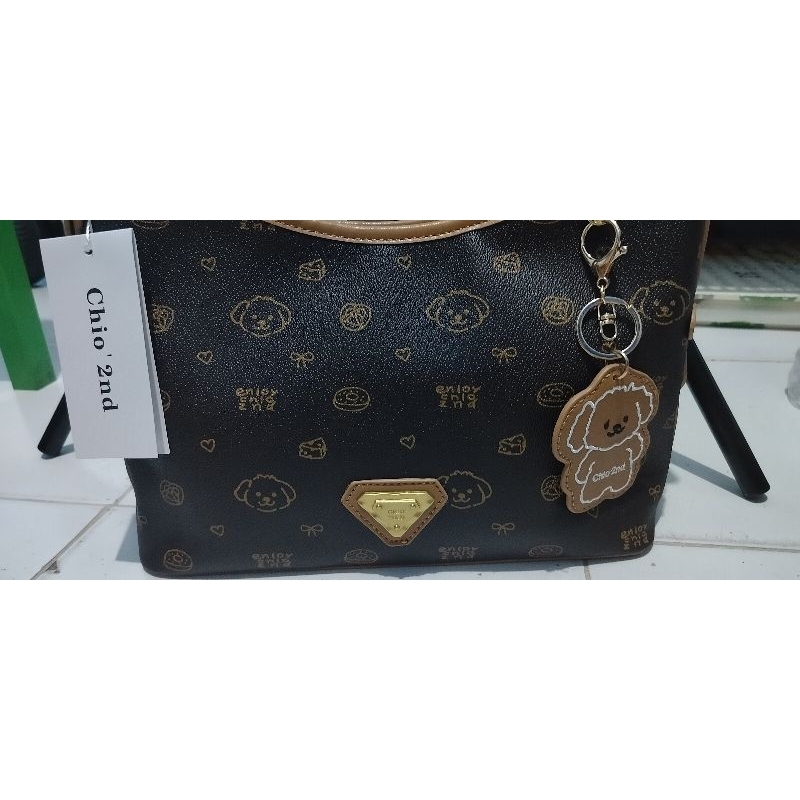 tas original dari chio2nd warna coklat