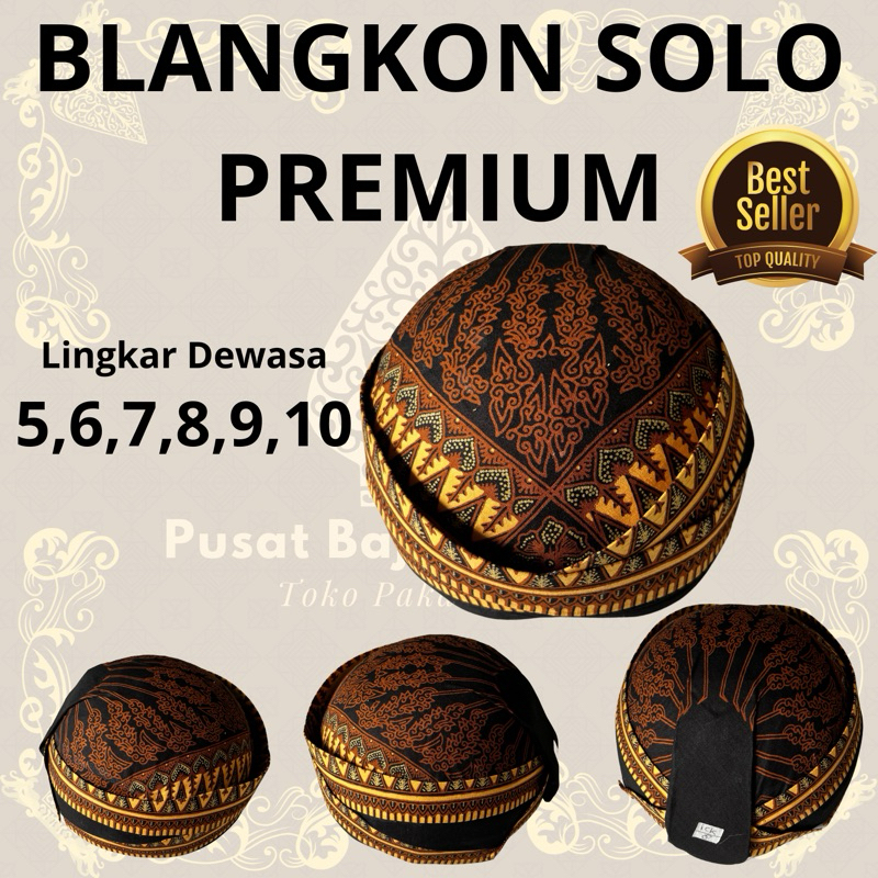 Ready Siap Kirim Blangkon Solo Dewasa Blangkon Dewasa Pria Blangkon Solo Dewasa Pria