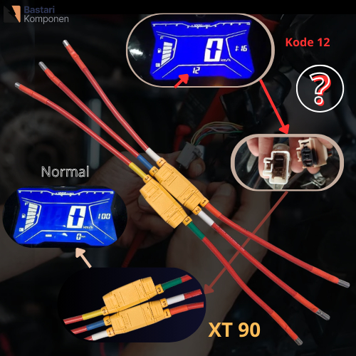 X90 Soket Spull Yamaha Aerox 155, New NMAX, Lexi 125, Anti Erro Kode 12 / Tipe XT 90