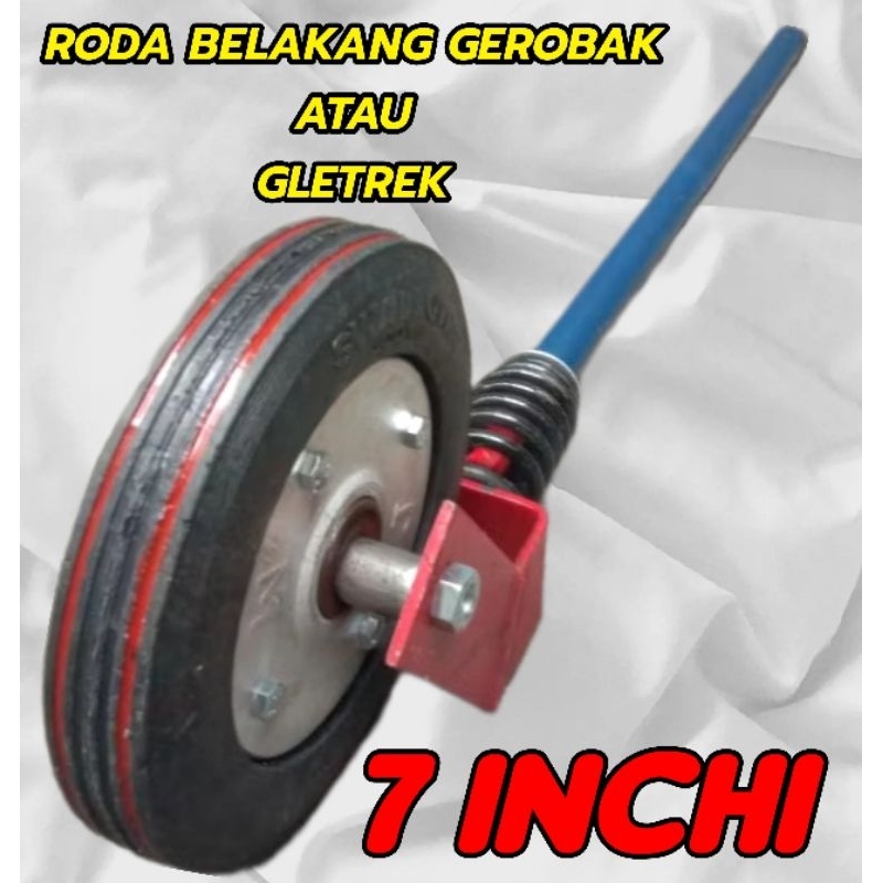 roda belakang atau gletrek ban mati