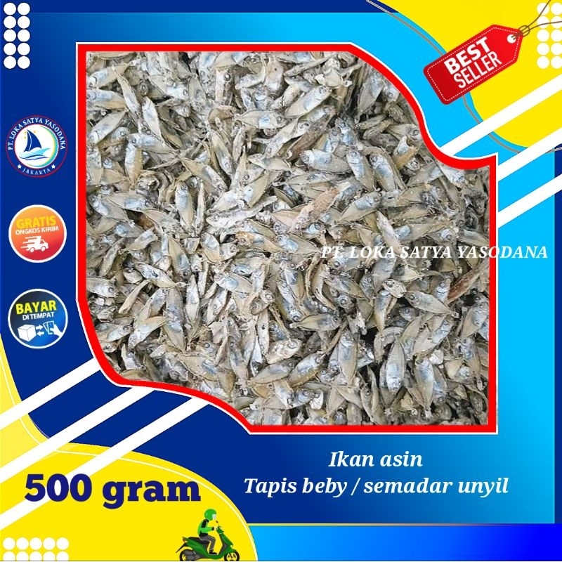 

ikan asin semadar merah / tapis baby premium 500gram
