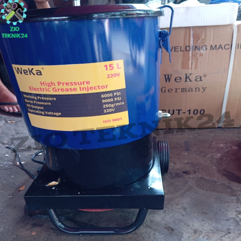 Electric Grease Pump 15 Liter Weka Original