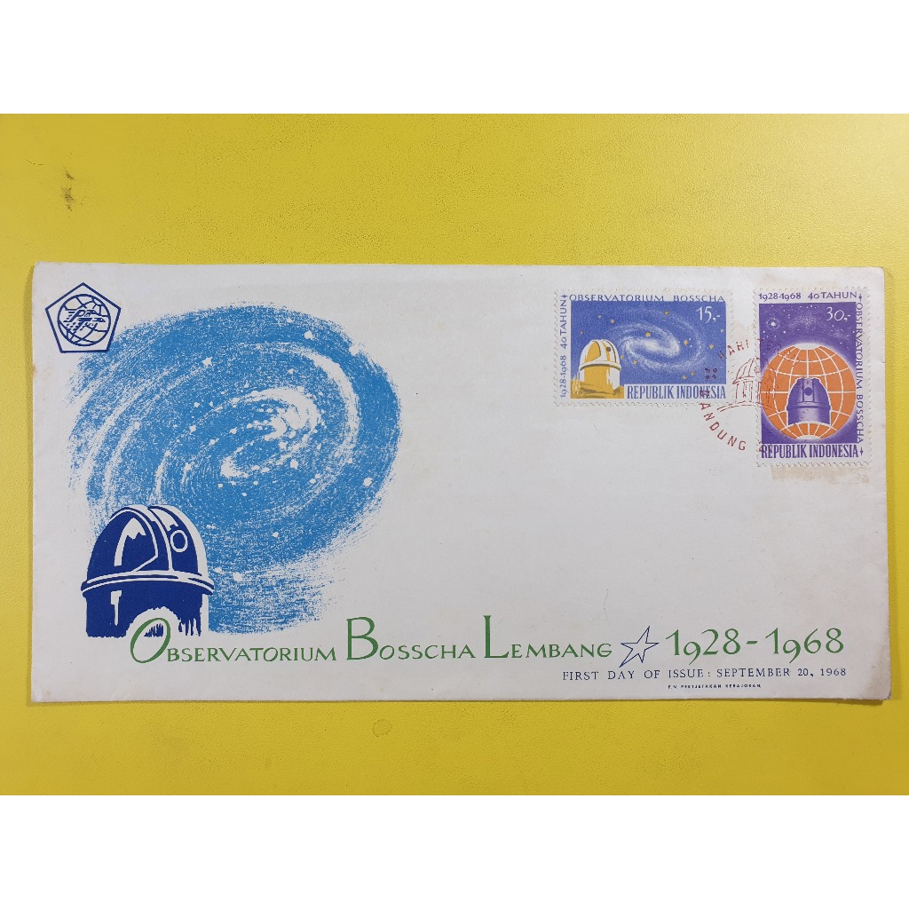 

Perangko SHP Observatorium Bosscha Lembang 1968
