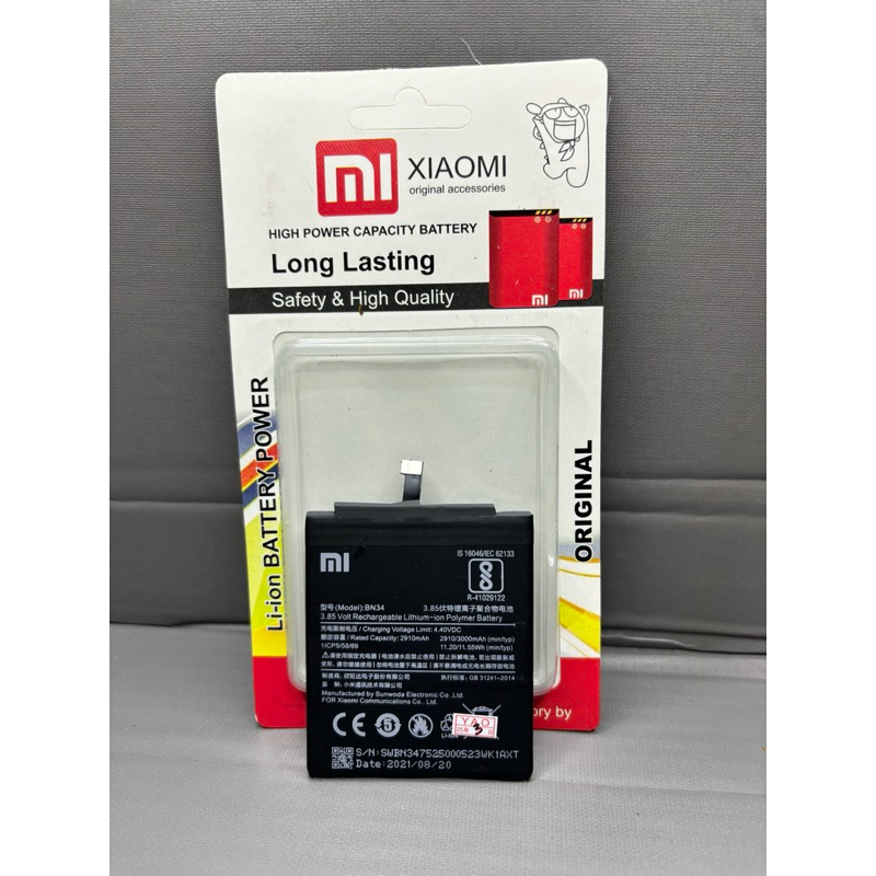 COD BATRE BATERRY BATREI BATRE Baterai Bn34  / XIAOMI BN 34 / XIAOMI REDMI 5A / BATETTY BATRE BATREI