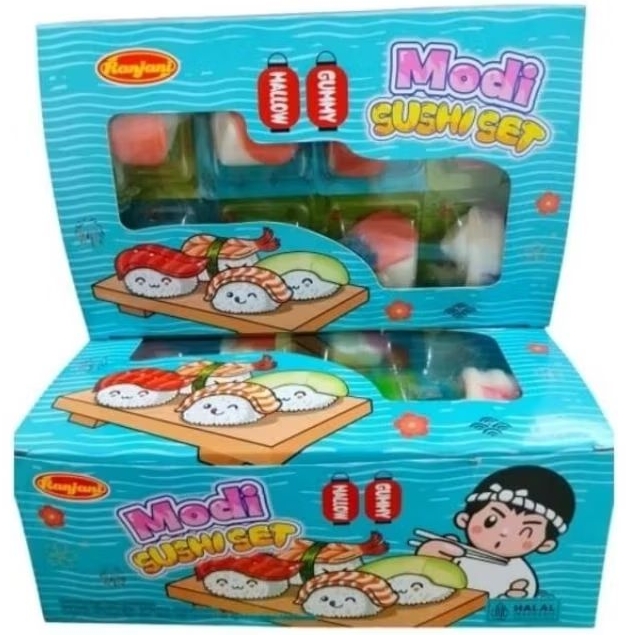 

RANJANI MODI SUSHI SET BOX ISI 24 PCS