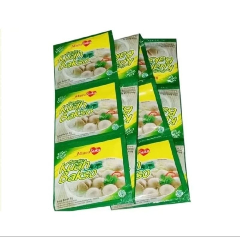 

MAMASUKA BUMBU KUAH BAKSO 1 RENTENG ISI 12 SACHET