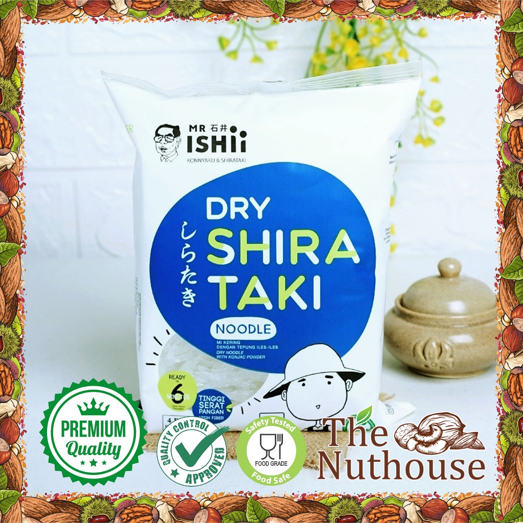 

MR. ISHII Dry Shirataki Mie Vegan Rendah Kalori 200gr [HALAL]