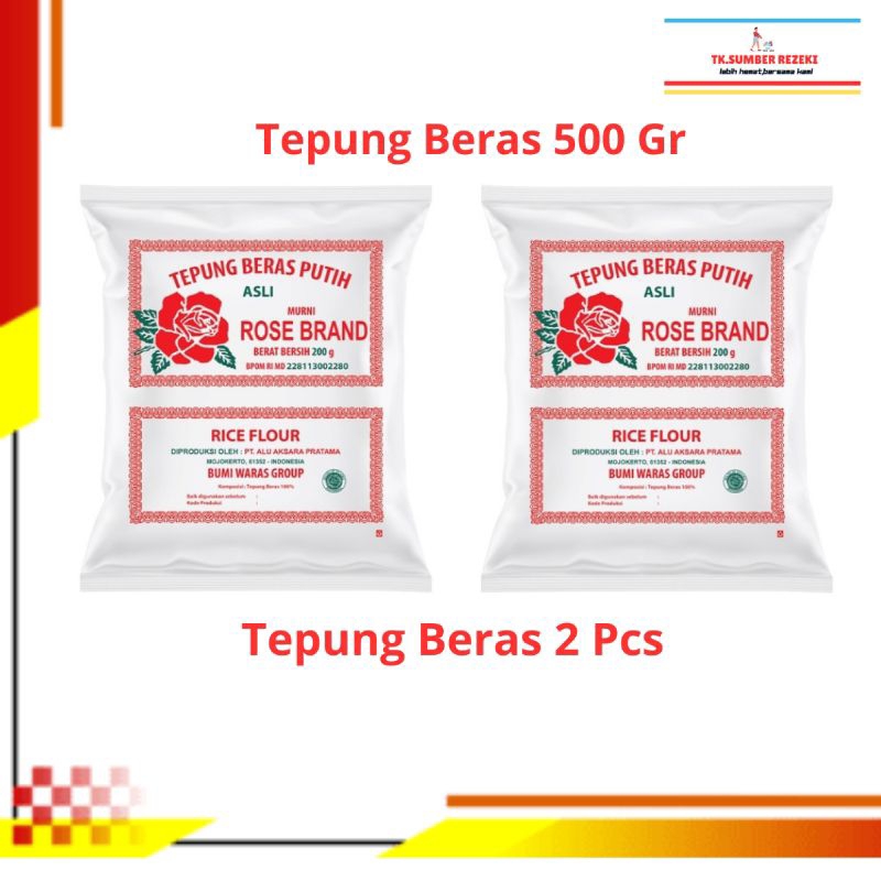 

[PAKET HEMAT ISI 2] Tepung Beras Putih RoseBrand 500 Gr PROMO MURAH/ RoseBrand Tepung Beras Putih 500 Gr PROMO MURAH
