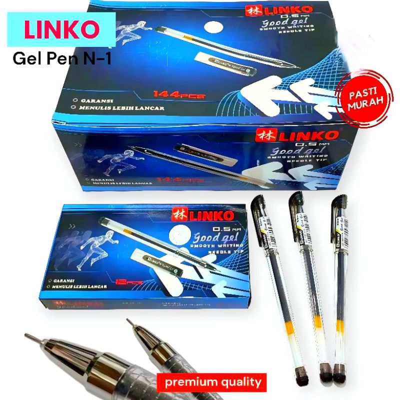 

Pulpen Gel Linko N1 Premium 1 Pcs Termurah – Tinta Halus, Anti Macet, Cocok untuk Sekolah & Kantor