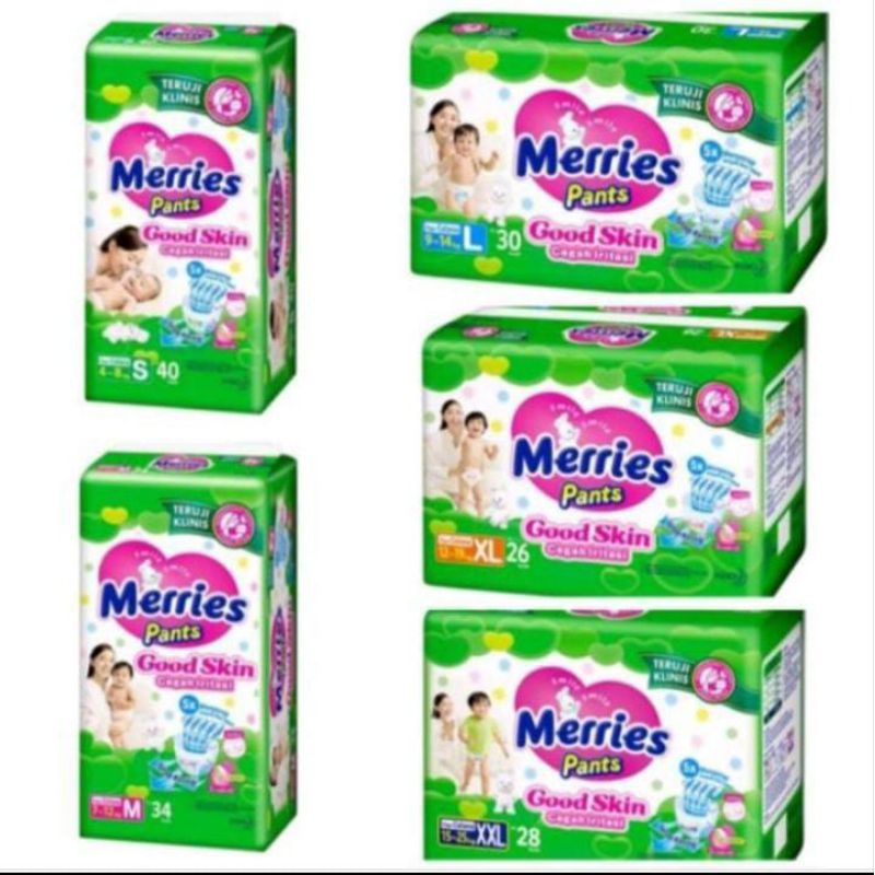 Merries Pants good skin pampers /XXL