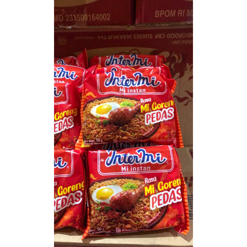 

Paket 20 PCS Intermie Pedas Goreng Mi Instan inter mie