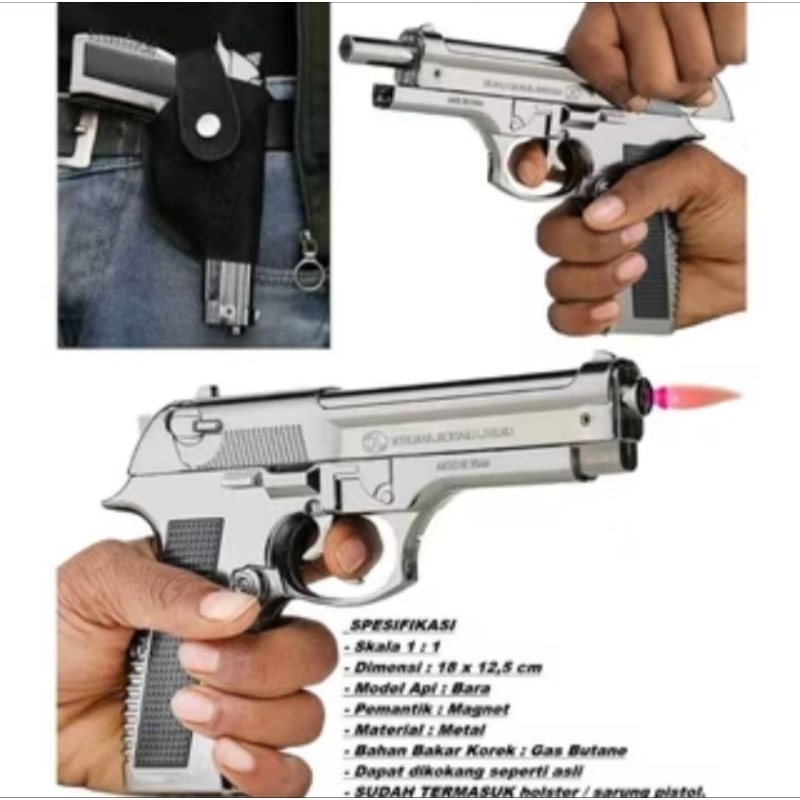 KOREK API PISTOL BARRTA M9/  MANCIS PISTOL /KOREK LAS KOTRK BARA MANCIS  PISTOL