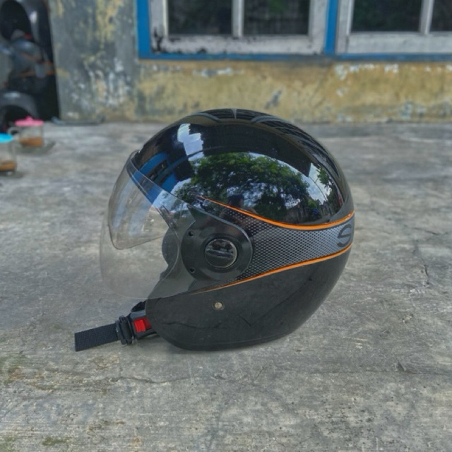 HELM SCOOPY (HITAM) ORIGINAL SECOND