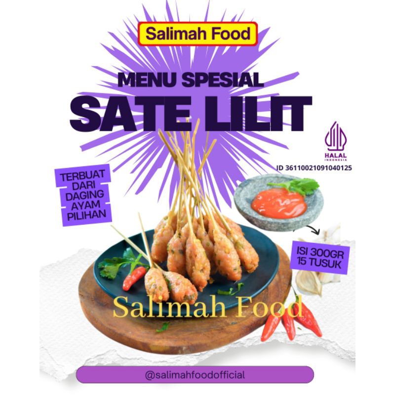 

Sate Lilit Ayam Salimah Food