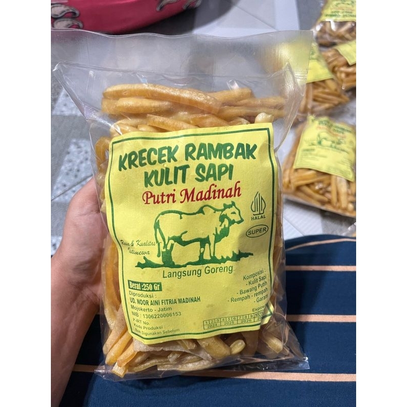 

Rambak kerupuk kulit sapi mentah mudah di goreng dorokdok. rambak kulit sapi stik tipis mudah di goreng murah pritilan premium