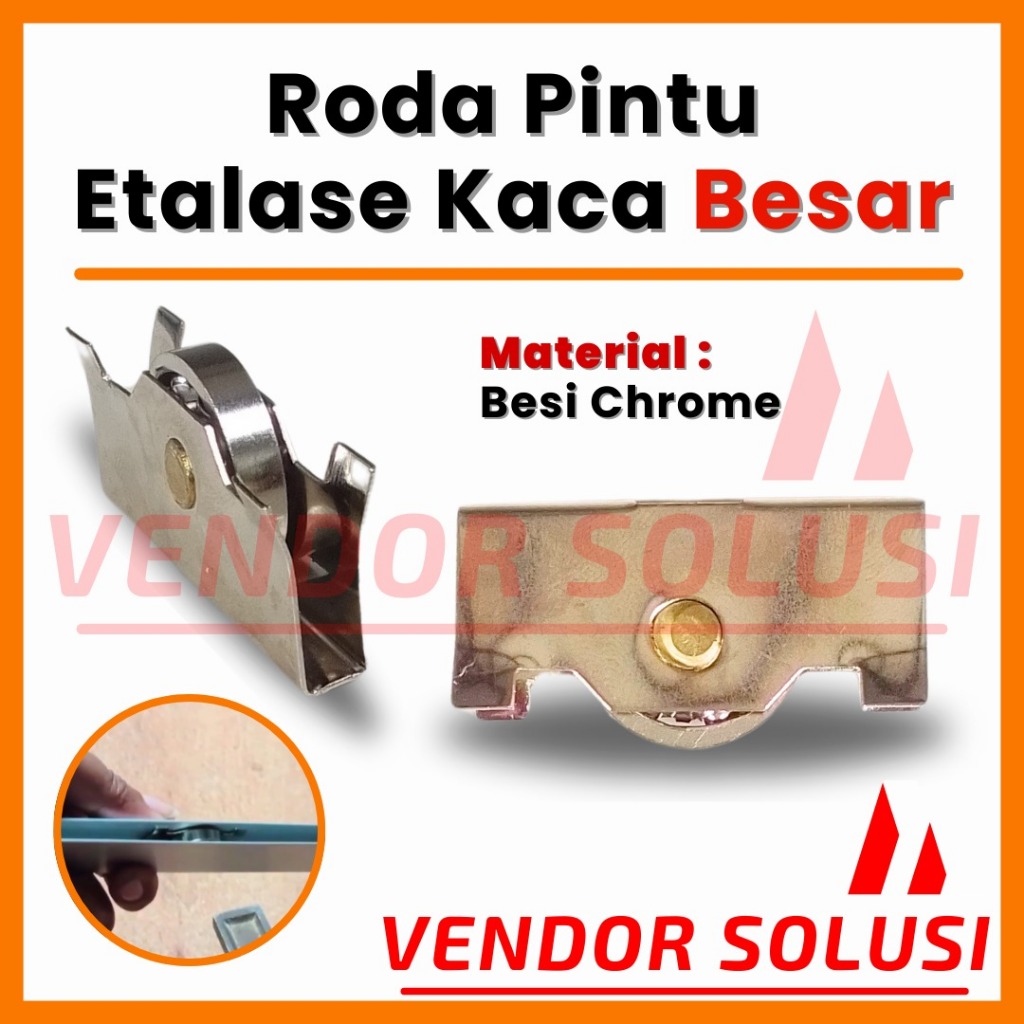 Roda Etalase Kaca Besar / Roda Matex Besar