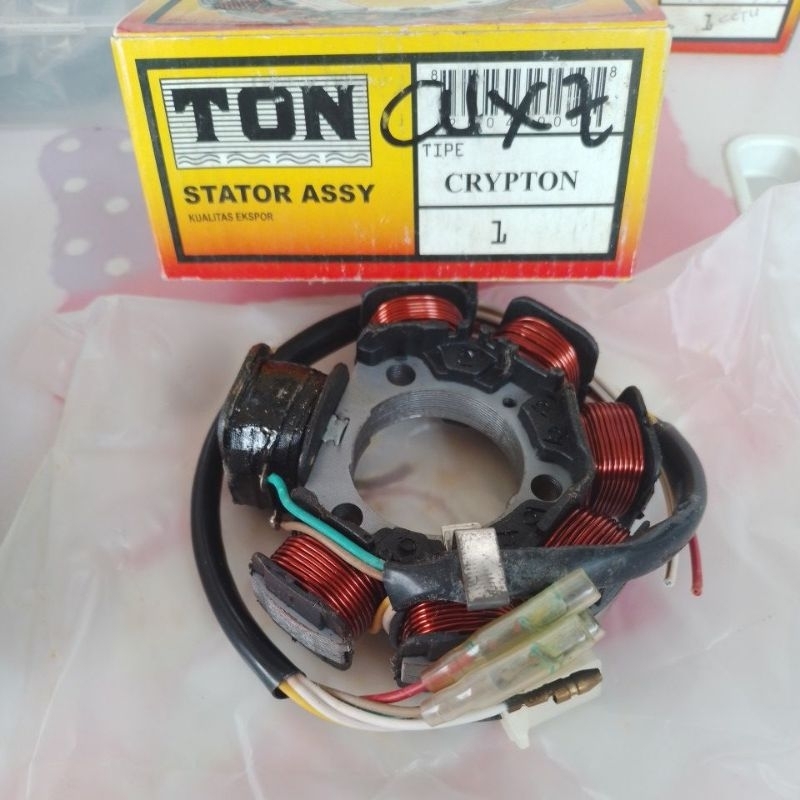 Spull Spool Spul Stator Assy Yaman Crypton, Vega R 2003 Merk TON