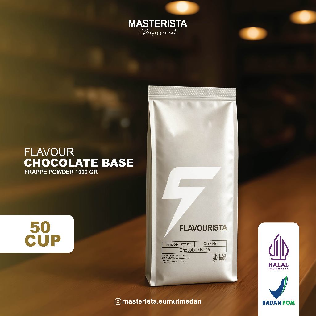 

Flavourista Bubuk Minuman Murah Rasa Coklat / Chocolate Base Powder 1000 gram