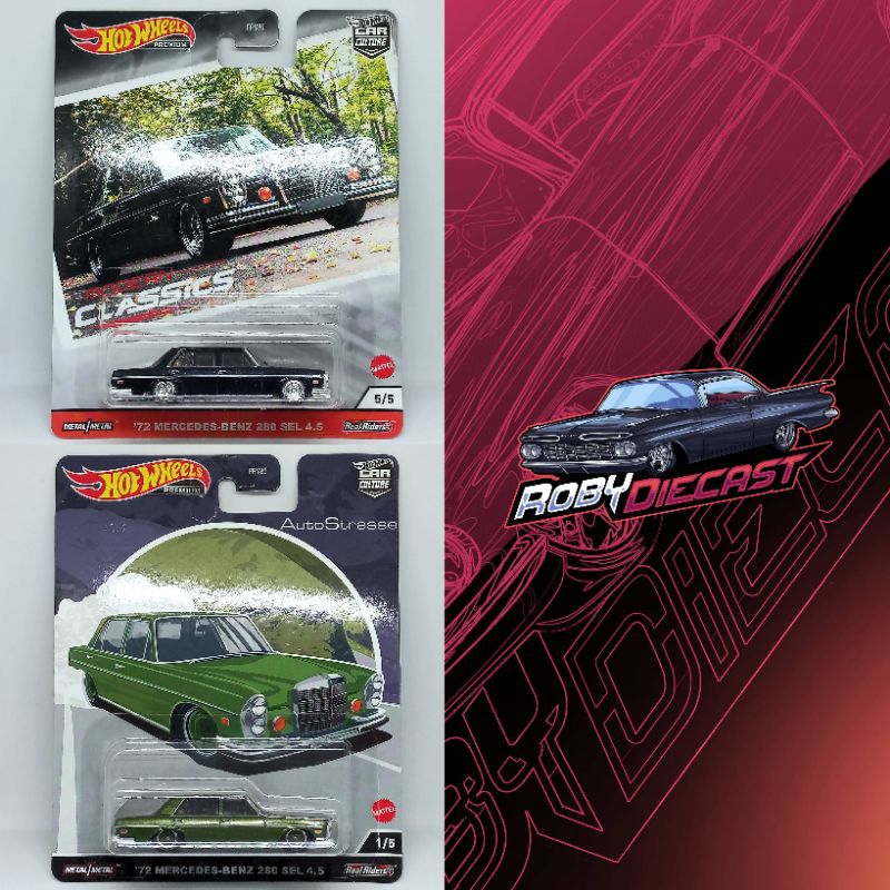 Hot Wheels '72 Mercedes-Benz 280 SEL 4.5