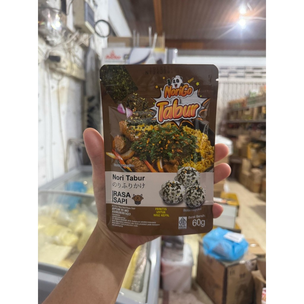 

Nori Tabur Sapi / Seaweed Flake Beef / Rumput Luat Panggang Sapi - 60 Gram