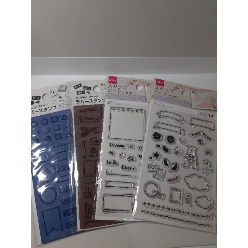 

Clear stamp/silikon stamp/rubber stamp Ori Japan from Daiso