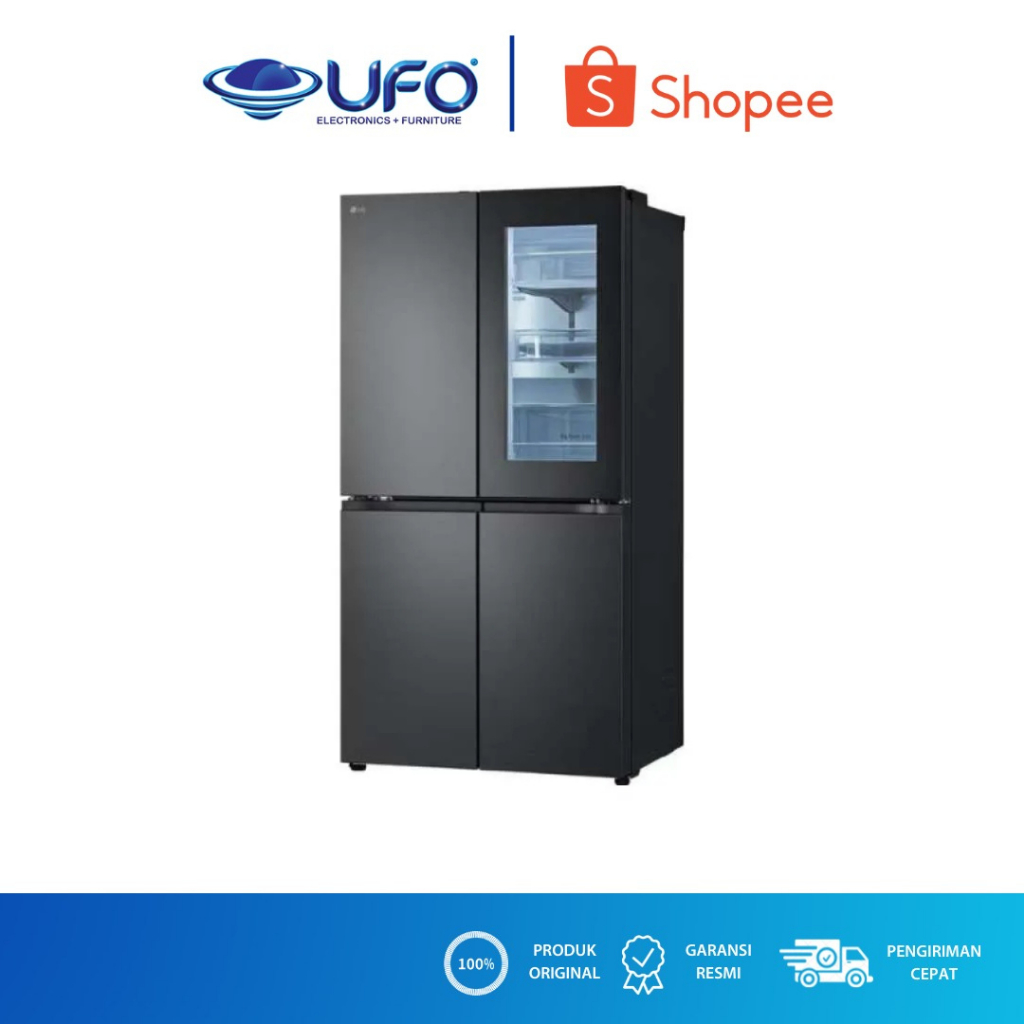 LG KULKAS SIDE BY SIDE INSTAVIEW 665 LITER GCV24FFCHB