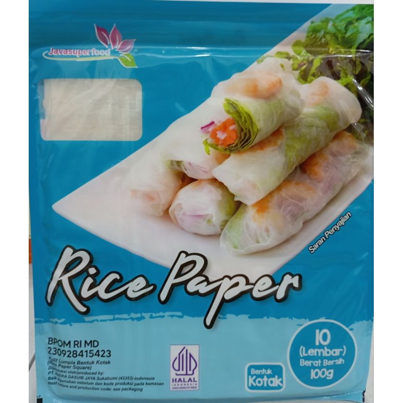 

Rice paper (bentuk kotak) 100gr