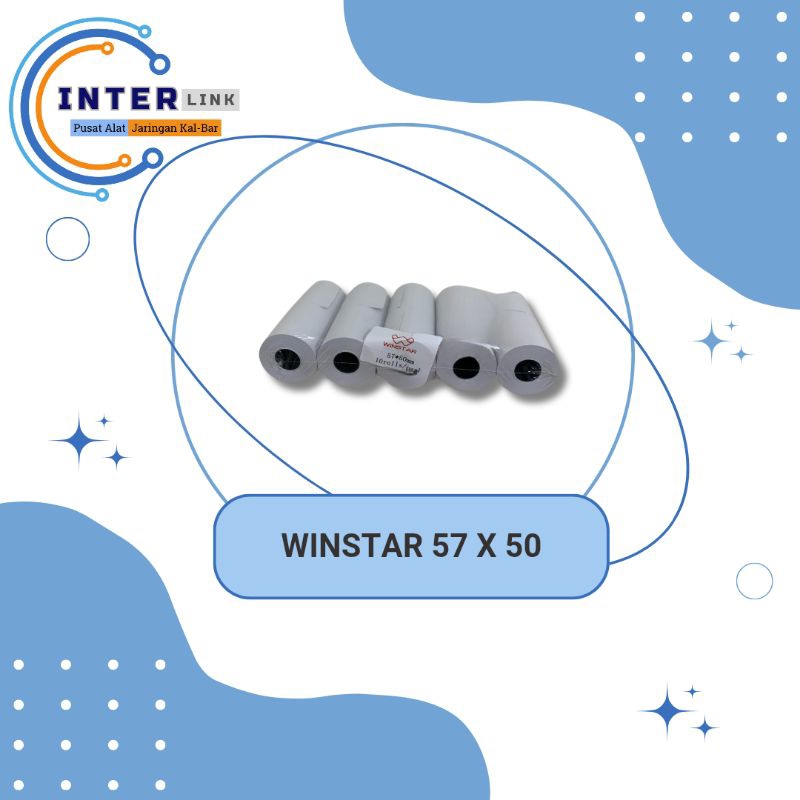 

Thermal Paper Winstar 57 x 50 (per 10 roll)