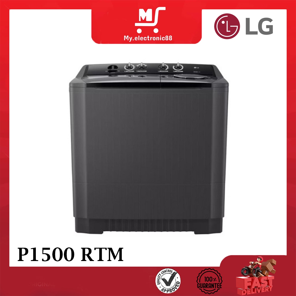LG MESIN CUCI 2 TABUNG 15KG P1500 RTM