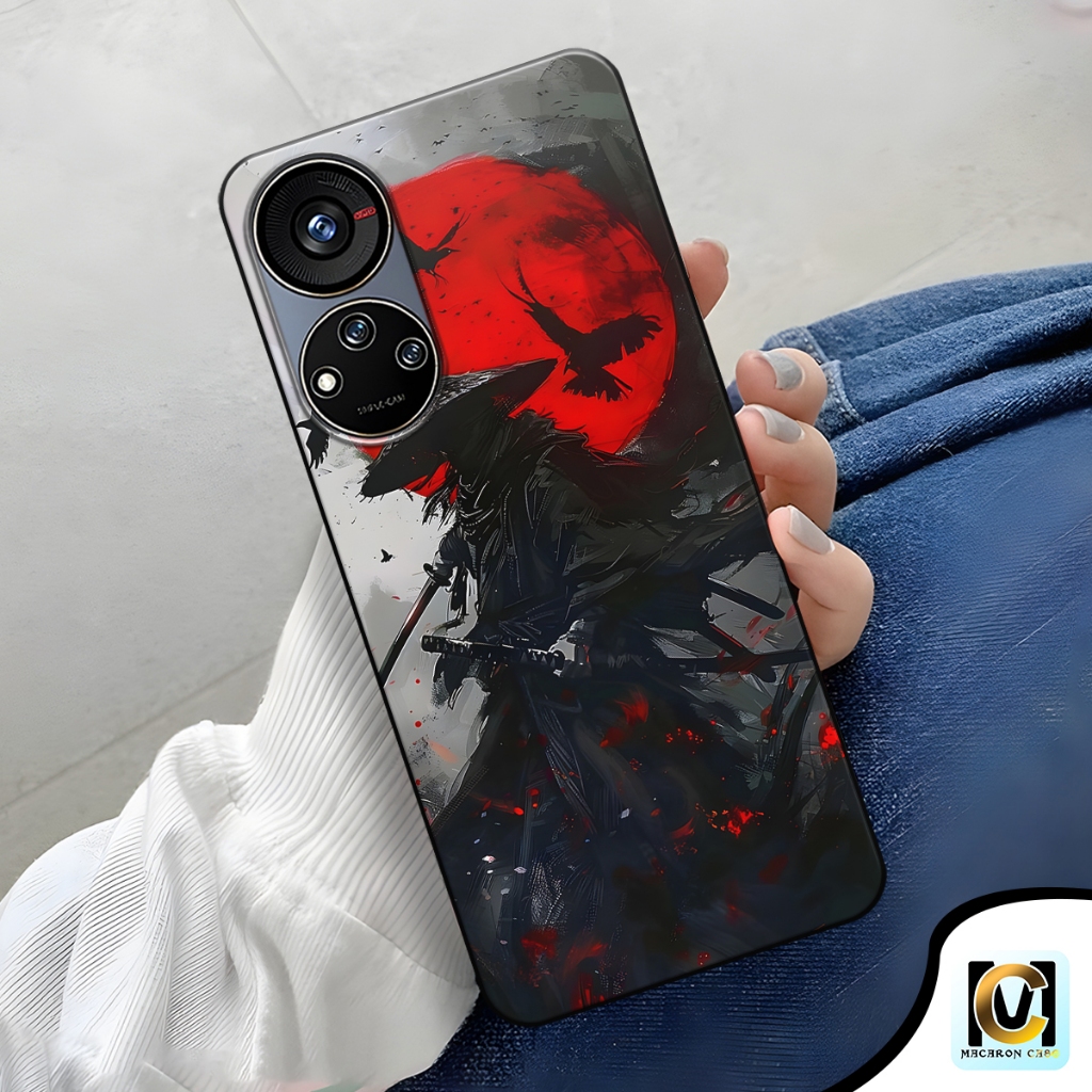 Casing Hp ZTE Blade V40s & ZTE Blade V40 Vita Terbaru 2025 Motif Samurai | Case ZTE Blade V40s & ZTE
