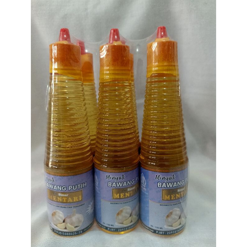 

Minyak Bawang Putih isi 6 pcs lebih murah cap sinar bawang putih halal