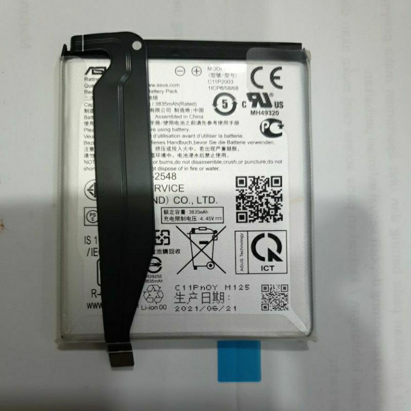 Battery Asus C11P2003 Asus Zenfone8, Zenfone8 Mini, Zenfone8 5G