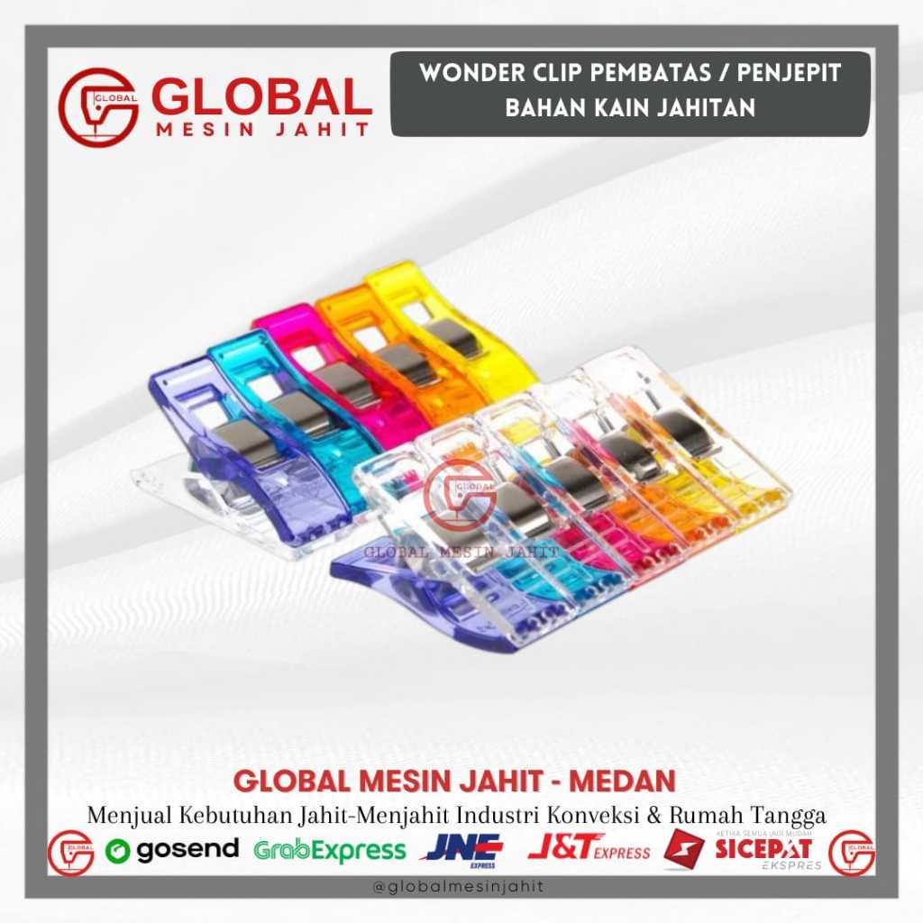 Wonder Clip Pembatas/Penjepit Bahan Kain Jahitan