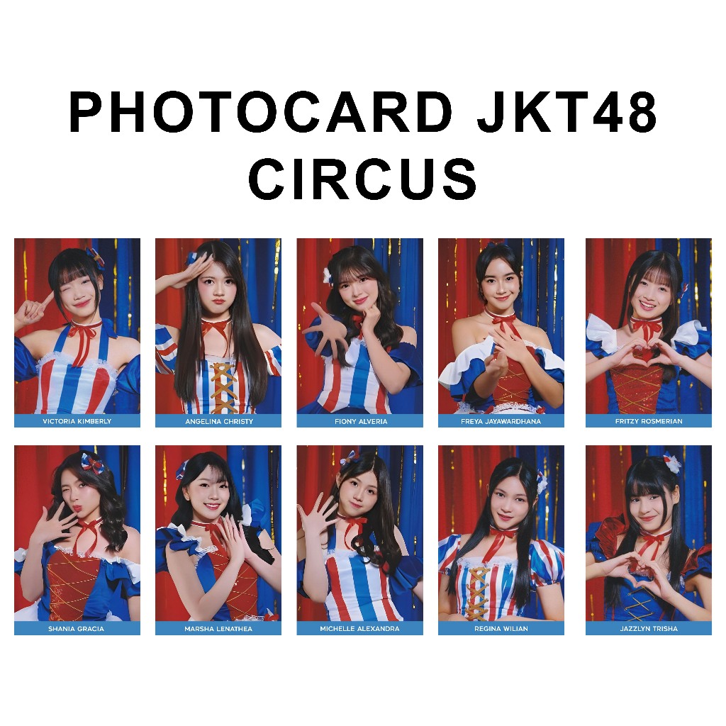 Photocard JKT48 - Circus - Rounded Cutting