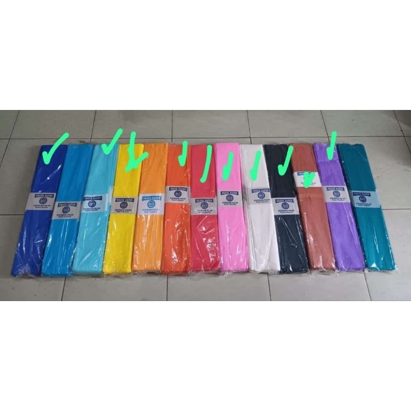 

(1pcs) kertas creepe / krep / crepe