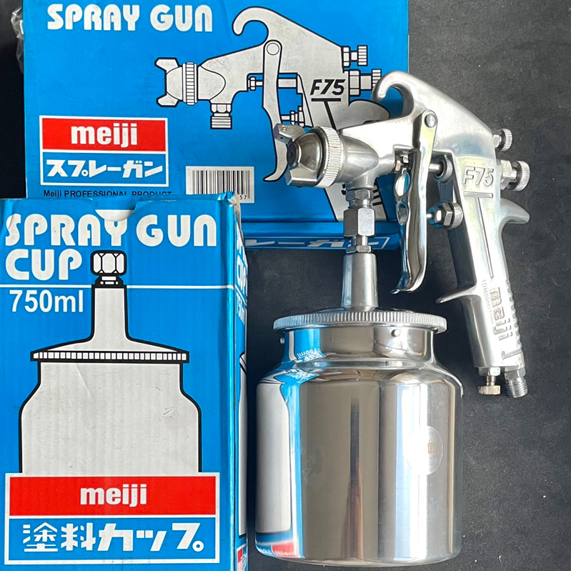 Spray Gun MEIJI F-75 Tabung Bawah / SPRAY GUN MEIJI F75 TABUNG BAWAH