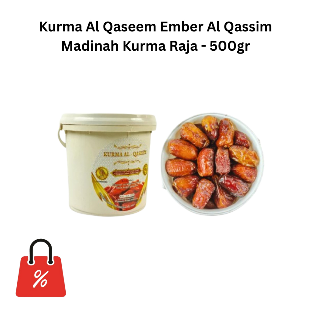 

Kurma Al Qaseem Ember Al Qassim Madinah Kurma Raja - 500gr