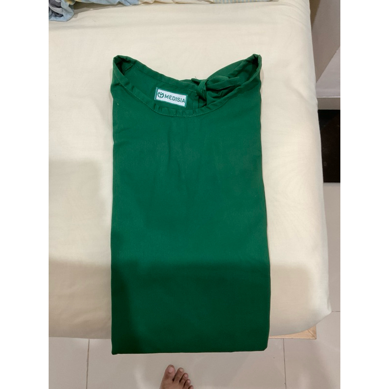 gown medis apd hijau american drill