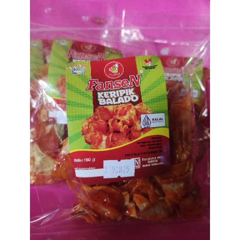 

Keripik Balado Fansen/ Oleh-oleh Khas Jambi
