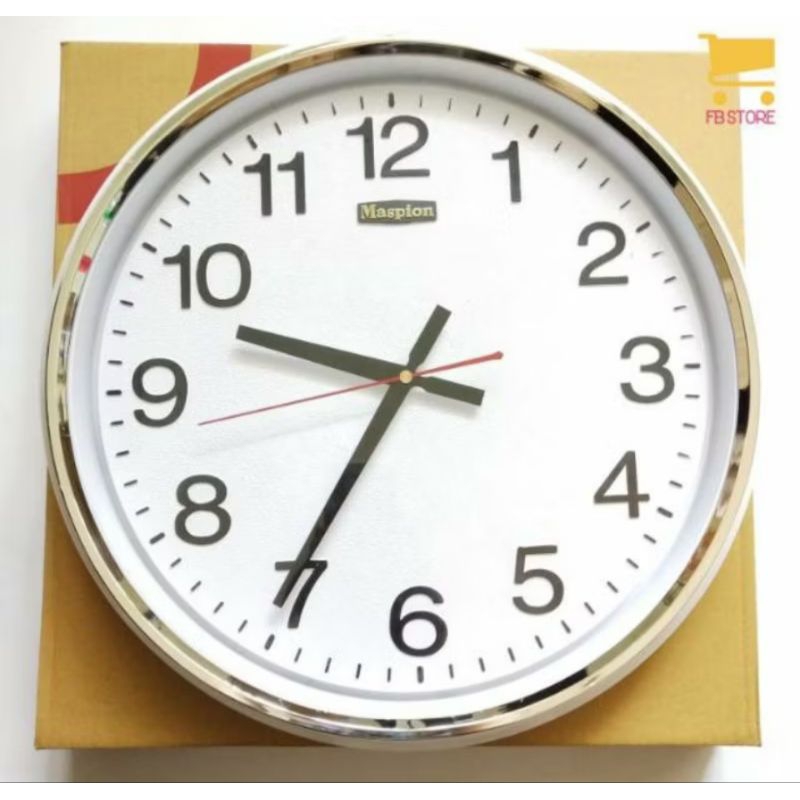 Jam dinding MASPION bulat besar