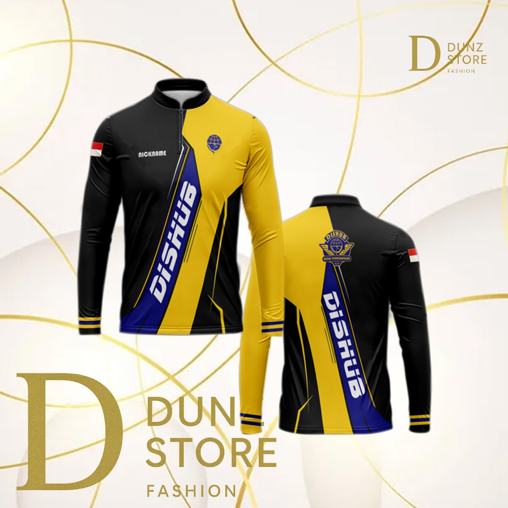 Kaos Baju Jersey/Model 'DISHUB' /Fullprint Kaos Polo dewasa&Anak/new 2025 Bisa custom Gambar/Tulisan