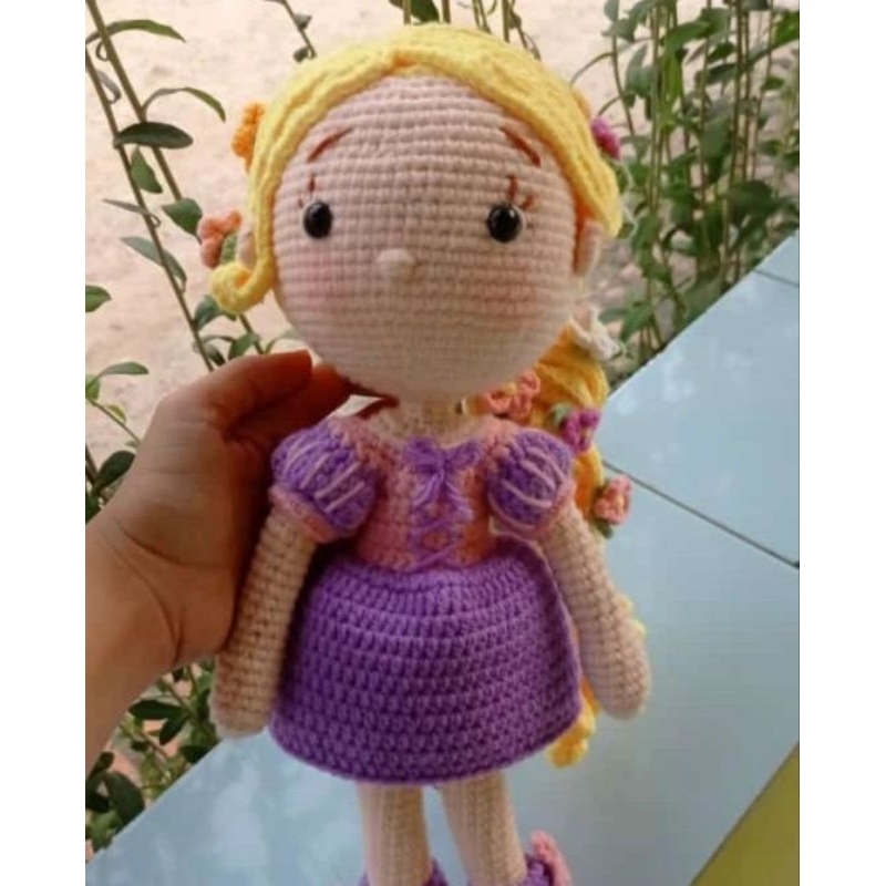 amigurumi princess rajut princess amigurumi boneka